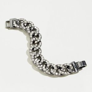 J Crew Pave Chain Bracelet